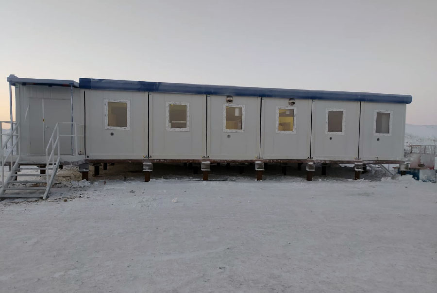 Строительный городок КОНТЕЙНЕКС на месторождении Бованенково, Ямал