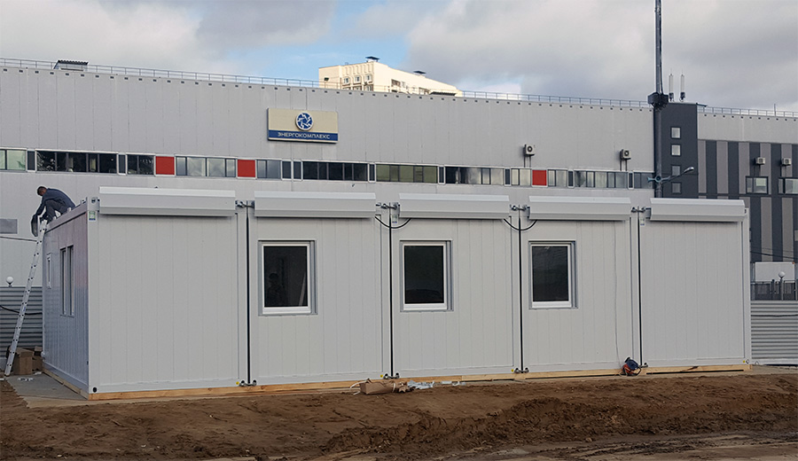 Современный офис продаж из блок-контейнеров КОНТЕЙНЕКС, Москва