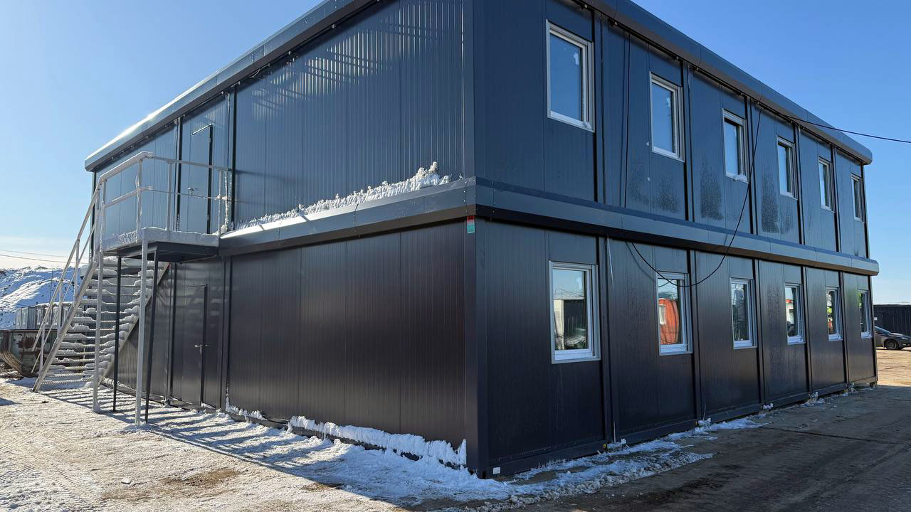 Модульное здание КОНТЕЙНЕКС – штаб строительства Рязань