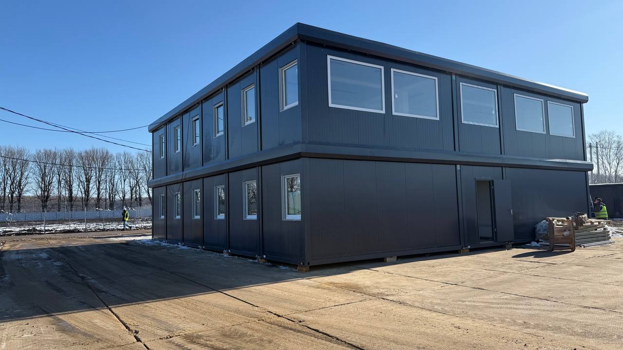 Модульное здание КОНТЕЙНЕКС – штаб строительства Рязань